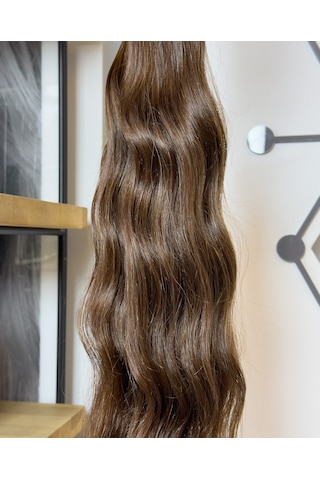 Hairpim Wavy 0.6 Gr Kahve 50 Adet 70 Cm Yeni Nesil Kaynak Saç Kahverengi