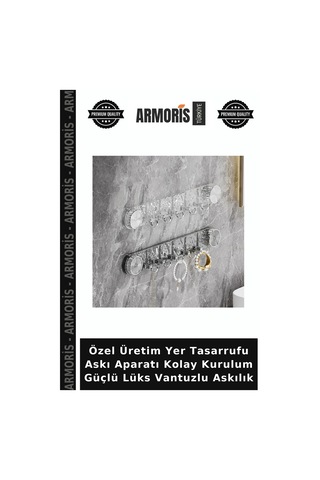 Özel Üretim Yer Tasarrufu Askı Aparatı Kolay Kurulum Güçlü Lüks Vantuzlu Askılık Çok Renkli