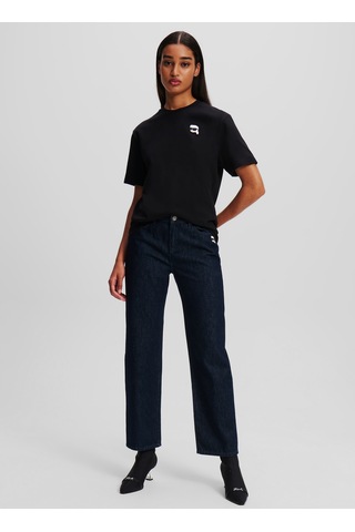 Karl Lagerfeld Lacivert Kadın %100 Pamuk Denim Pantolon 246w1100