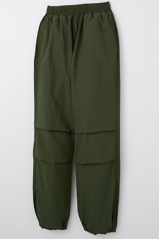 Breeze Kız Çocuk Paraşüt Jogger Paça Pantolon 6-12 Yaş, Haki Yeşil Haki Yeşil