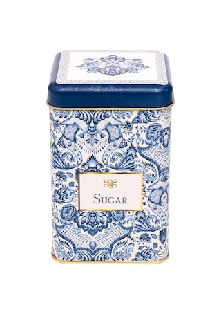 Azulejos Sugar Desenli Kare Kutu, 10.5 X 10.5 X 16 Cm, 1,7 Lt