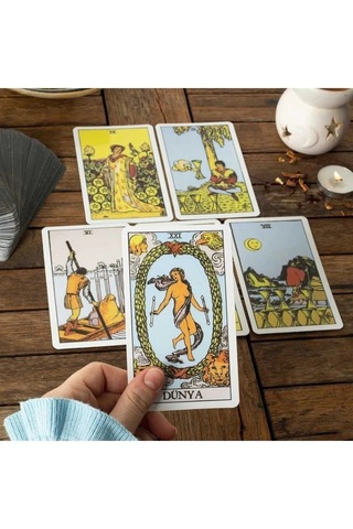 Tarot Kartı 78'li Klasik Tarot Destesi Türkçe