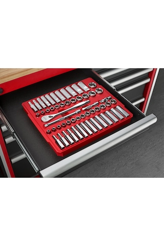 Milwaukee 3/8 Cırcırlı Lokma Anahtar Takımı 56 Parça - 4932464946