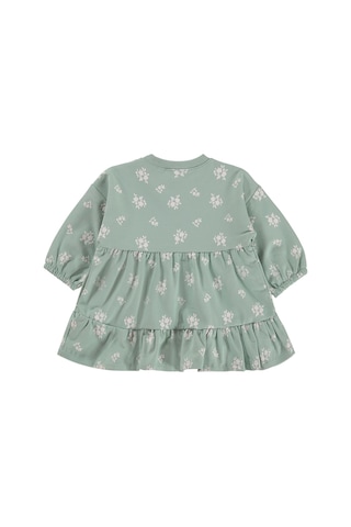 Civil Baby Çiçek Empirme Basic 6-18 Ay Elbise - Haki Soft Haki