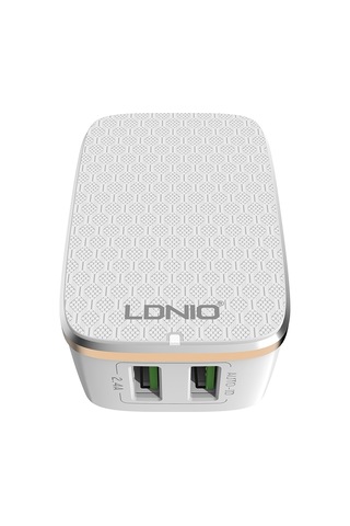 Ldnıo A2204 2 İn 1 12w Çift Usb Arayüzü Seyahat Şarj Cihazı Mikro Usb Veri Kablosu İle Cep Telefonu Şarj Cihazı, Au Fiş Diğer