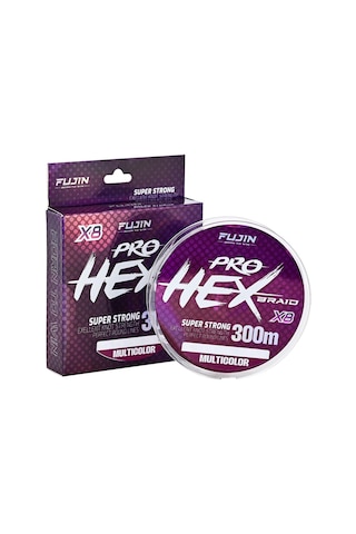 Fujin Pro Hex 8x 300mt. 0.14 Mm Multicolor İp Misina 0,14 Mm
