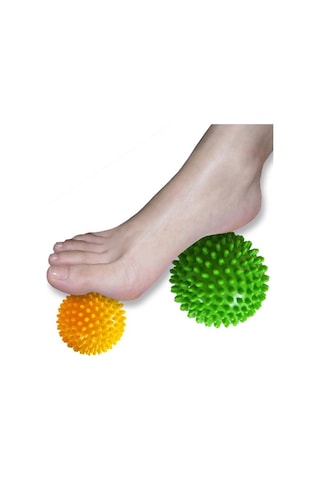 Dikenli Masaj Topu Medikal El Ayak Parmak Rehabilitasyon Massage Pembe