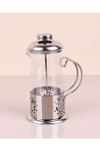 2 Adet French Press Bitki Çayı Demliği 600 Ml Filtre Kahve Demliği Bitki Ve Kahve French Press Çok Renkli
