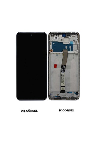 Teknonet Xiaomi Redmi Note 9 Pro Uyumlu Lcd+dokunmatik+çıtalı - Mavi