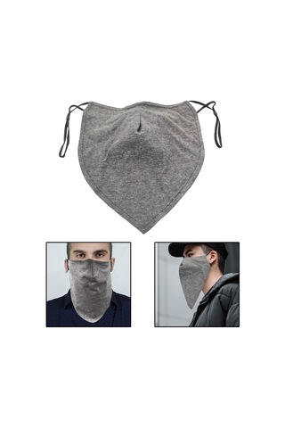 Suntek Erkekler Sakal Kapüşonlu Bandana Koruması Için Rüzgar Gri