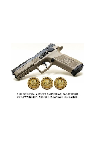 Asg Cz 75 P09 Duty Siyah Tan Gbb Airsoft Tabanca / Çanta Hediyeli