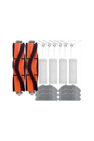 Mi Robot Süpürge Mop 2 Lite / Mi Robot Süpürge Mop 2 Pro / Mjst1shw Parçaları Ana Yan Fırça Hepa Fi Nj