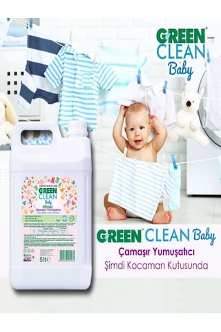 Green Clean Baby Çamaşır Yumuşatıcı 5 L