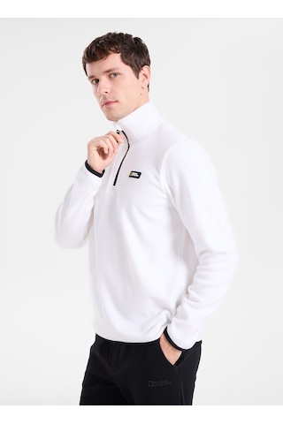 National Geographic Ekru Erkek Polar Sweatshırt N6wm-swt4050