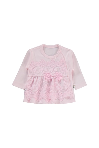 Civil Baby Fırfır Tüllü 1-9 Ay Pijama Takımı - Pembe