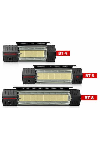 Bentotherm Seramik Radyant Isıcı 4 Taşlı