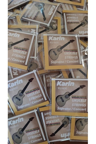 Karin Renkli Tam Set Ukulele Gitar İçin Renkli Tel Seti