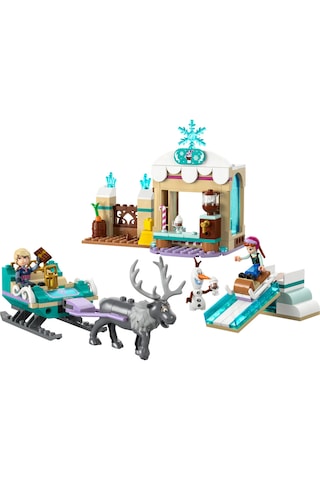 LEGO® ǀ Disney Frozen Anna’nın Kızak Macerası 43256 - 4 Yaş ve Üzeri Prenses Seven Çocuklar için Yaratıcı Oyuncak Yapım Seti (192 Parça)