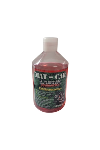 Mat-car Premium Jel Lastik Parlatıcı 550 Ml Parlak Görünüm Ve Toz Tutmayan Formül Oto Bakım Lastik Parlatıcısı Kırmızı