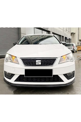 Seat Leon Mk3 Race Ön Lip Piona Black 3 Prç 2017-2020 Abs Plastik