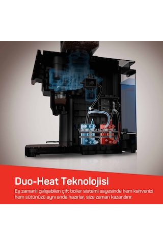 Arzum OK0042 Okka Barista Pro 1400 W Duo Heat Teknolojisi Otomatik Espresso Makinesi