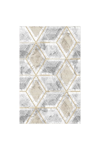 Eliana Home Dijital Baskı Yıkanabilir Kaymaz Taban Salon Halısı Ve Yolluk Rvg0989-fnl239 Bej
