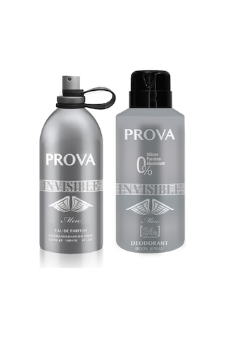 Prova InvisiErkek Parfüm EDP 120 ML + Deodorant 150 ML