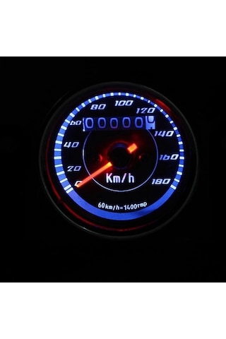 Didadodo Suntek Dijital Gösterge Motosiklet Hız Göstergesi, Km Sayacı Cs Siyah Siyah
