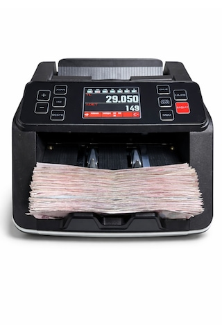 Sesli Karışık Para Sayma Makinesi Mıx 80, Tl Ve Euro Karışık Sayım - Dolar Adet Sayım Müşteri Ekranı