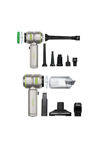 Harvox Araç İçi Kablosuz Şarjlı Mini Süpürge Ve Üfleme Fan