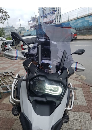 19-24 Bmw 1250Gs 1250Adv Uzun Ön Cam Zeus Koyu Füme 52 CM 4 MM