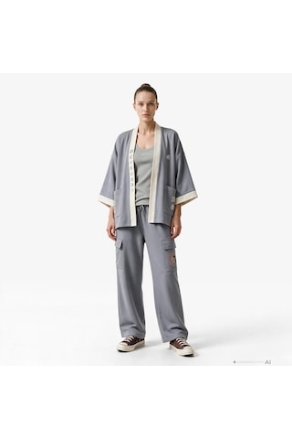 Unıted4 Regular Fit Kadın Gri Eşofman Altı Rheaalt 2800153