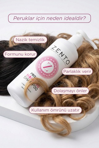 Zento Pro Care Haır Wıg Shampoo 500 Ml Tüm Saçlar