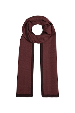 İpekevi Monogram Şal - 4356 MÜRDÜM