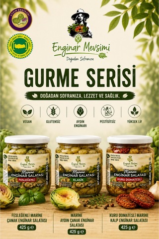 Gurme Serisi Marine Enginar Salataları 3'lü Paket
