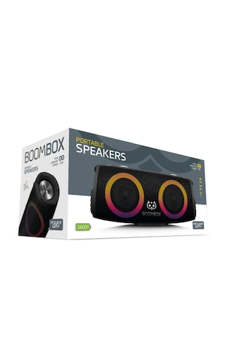 Boombox Bluetooth Hoparlör Hi-fi Ses Bombası Radyo 30w Çift Bass