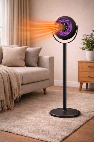 Tastech Sessiz Çalışma Hızlı Isıtma 800 W Ayaklı Isıtıcı Fan