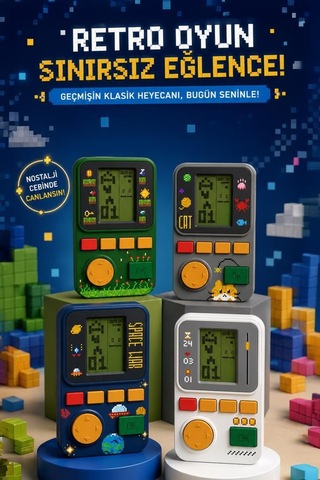 Torima GC017 Oyun Kolu Atari Joystick Tetris Gameboy