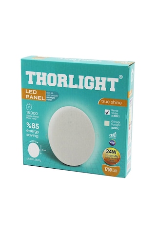 Thorlight 2 Tane S-224 24w Beyaz Led Panel Sıva Altı Aydınlatma 16.8 Cm 6400k Beyaz