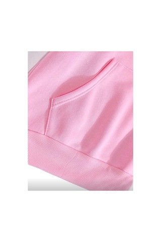 Stil X Sevimli Pandalar Baskılı Kadın Sweatshirt Pembe-7