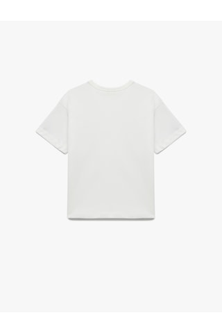 Koton Kids Ekru Erkek Çocuk T-shirt 5skb10496tk Ekru