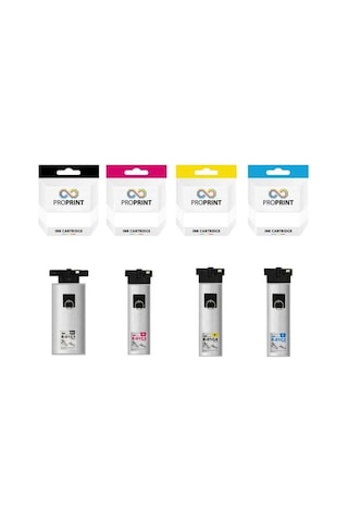 Proprint Epson C13T01C100 Uyumlu Kartuş Seti CMYK WF C579R DTWF
