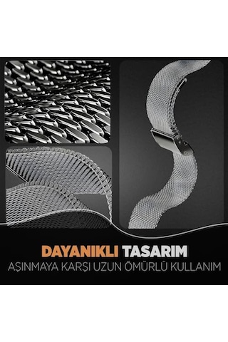 İle Uyumlu 22mm Milano Loop Kordon Gt6/gt6 Pro/gt5/gt5 Pro/gt4/gt3/gt3 Pro/gt2/gt2 Pro 46mm İçin Nefes Alan Gt6 Pro Terletmeyen Hafif Yapılı Paslanmaz Metal Gt6 Kordon Siyah