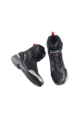 Motosiklet Racing Bot Atop Bağcık Sistemi Deri İtalyan Tasarım Çelik Koruma Touring Motor Botu