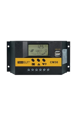 Mexxsun 30 A Amper 12 24 V Volt Şarj Kontrol Cihazı Regülatör