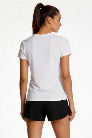 Puma Essentials No.1 Logo Kadın Spor Tişört Beyaz