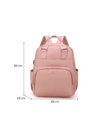 Reedark Bej Fonksiyonel Anne Bebek Çantası, Kolay Temizlenir Materyal, Bölmeli Organize Depolama, Büyük Kapasite, Günlük Ve Seyahat İçin Mümkün Bej