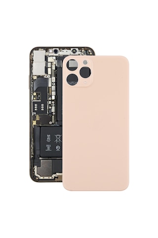 Apple Uyumlu iPhone 12 Pro Max İçin Pil Arka Kapağı Altın Altın