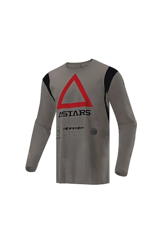 Alpinestars Techdura Off-road Enduro Motosiklet Jerseyi Kahverengi
