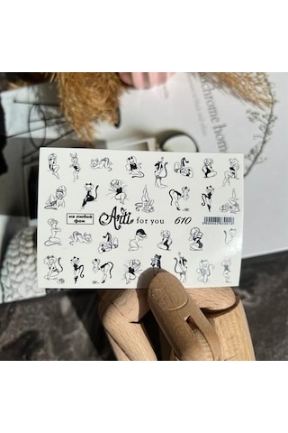 Stiker Arti 610 Beyaz